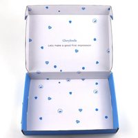 Boîtes d'expédition en carton ondulé biodégradable avec impression de logo de marque personnalisée, couleur pour l'expédition de marchandises, boîtes en papier