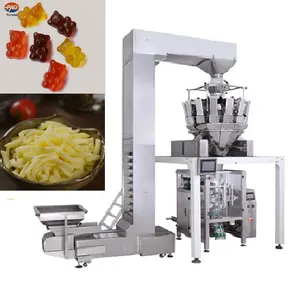 Small Cherry Tomato Slice Cheese Stick Raw Chicken Ice Block Raisin Meat Ball Pack System Packaging Machine And Equipment