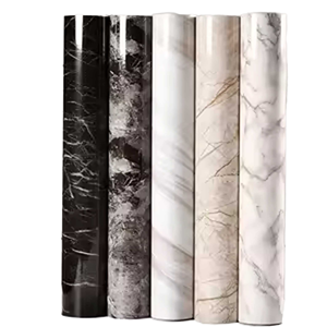 Papier Peint Marbre Auto-Adhésif PVC Étanche Carreaux Muraux 3D pour Crédence de Cuisine et Salle de Bain - Product Image 2