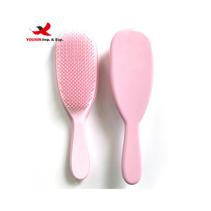 Cepillo Desenredante de Plástico con Cerdas para Cabello Rizado, Precio Bajo, Compra Mixta, Peine para Cabello Seco y Mojado - Product Image 1