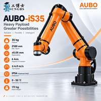 Robot collaboratif AUBO I35 à 6 axes avec caméra de vision 2D 3D pour l'entretien des machines, le soudage, la palettisation