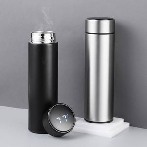 Bouteille isotherme intelligente en acier inoxydable de 500 ml pour la vente en gros – Gourde connectée à affichage de température - Product Image 2
