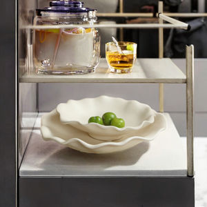 <span class=keywords><strong>Assiette</strong></span> en céramique blanche en forme de coquille d'huître jetable faite à la main pour les fêtes, la vaisselle de restaurant, les plats de fruits de mer, les assiettes à salade - Product Image 2