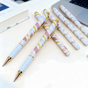 High-end Luxury Plastic Ballpoint <b>Pen</b> Custom Thermal Transfer Process Flower Film <b>Pen</b> Cute Gel <b>Pens</b> for Students and Children - Product Image 6
