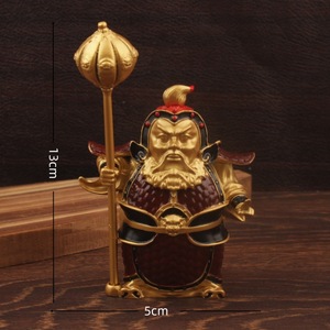 Figuras de Guardianes de Aleación Chapadas en Oro, Decoración de Mesa, Adornos para el Hogar de Año Nuevo Chino - Product Image 3