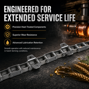 Cadena Agrícola de Aleación con Accesorio K1 para Cosechadoras de Granos y Maíz, Compatible con Cosechadoras Importadas de John Deere, CLAAS y CASE - Product Image 2