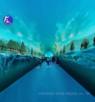 Pantalla LED de Vídeo Inmersiva Beyond Ordinary Walls, Túnel de Sueños en Pantalla LED de Película Suave para Interiores