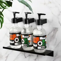 Nieuwe Design Badkamer Wc Ondersteuning Shampoo Body Wash Abs Hand Wassen Vergrendeld Houder Hotel Zeepdispenser
