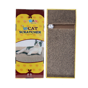 Planche à gratter pour chat Uncle Cat, en carton ondulé durable, avec jouet à bille inclus - Product Image 5