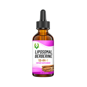 Tintura Líquida de Berberina Liposomal de Marca Privada 12 en 1, Suplemento para Apoyar el Metabolismo, el Colesterol y la Presión Arterial - Product Image 1