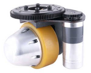 Roue d'entraînement brossée 24V DC 550W 3000rpm pour AGV AMR 180mm de diamètre Unité d'alimentation logistique intelligente - Product Image 3
