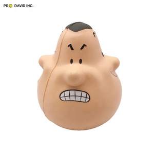 Hot Sale Four Moods Face PU Stress Relief <b>Ball</b> Relaxing Promotional Toy ASTM Safety Certified Custom Logo for Kids - Product Image 3