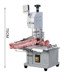 Máquina de sierra de hueso automática multifuncional comercial para corte de carne de cabra congelada y fresca <span class=keywords><strong>Ideal</strong></span> para carniceros - Product Image 2
