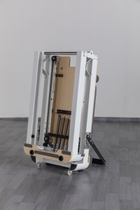 Meilleures ventes : Lit de Pilates portable en alliage d'aluminium, durable, réglable et pliable, idéal pour la maison et le <span class=keywords><strong>studio</strong></span>. - Product Image 4