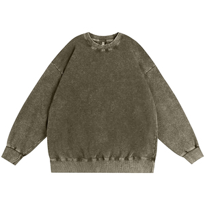 Premium Heavyweight Material Loose Fit <b>Men</b> <b>Sweatshirts</b> Long Sleeve Casual Crew Neck Fashion Apparel Oversized <b>Men</b> Hoodies - Product Image 5