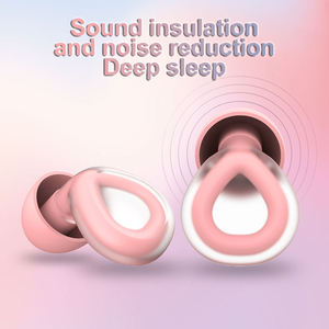CE-zertifizierte Ohr stöpsel aus weichem Silikon Hochwertiger faltbarer wieder verwendbarer Schlaf-Ohr stöpsel zur Geräusch reduzierung Schnarch-Gehörschutz - Product Image 3