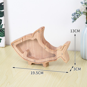 Hot Sale <strong>Wooden</strong> Coin <strong>Money</strong> Bank Animals Shaped <strong>Money</strong> Saving <strong>Boxes</strong> Customized <strong>Wooden</strong> Piggy Bank - Product Image 2