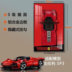 Cadre photo métallique pour voiture de F1, échelle <span class=keywords><strong>1</strong></span>:8, option éclairage, personnalisable, haut de gamme, vente en gros, ornement créatif pour bureau et salon, nouveauté - Product Image 3