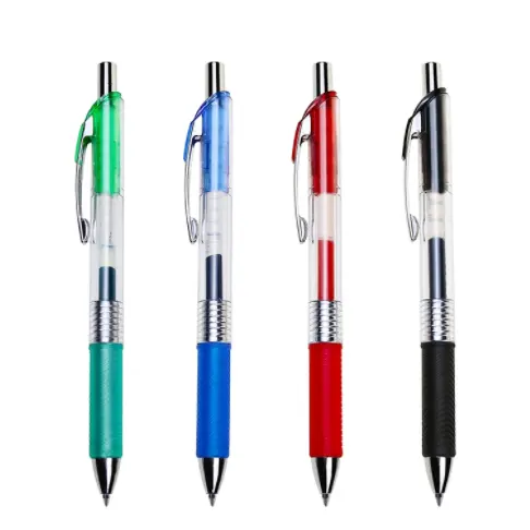 Bolígrafo de gel de 0,5mm con logotipo personalizado de tinta de gel de colores baratos