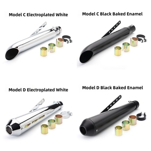 Tubo de Escape para Motocicleta, Compatible con Triumph Scrambler, Moto Guzzi, Harley Sportster, Accesorio de Modificación, Tubo de Escape de Malla - Product Image 3