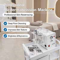 Appareil de soin du visage Aqua Peel multifonction avec microdermabrasion au cristal, embout diamant et analyseur de peau