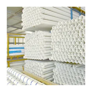 חנות מפעל 3/4 "14" לוח זמנים 40 לבן PVC מים צינור מחירים עבור אספקת מים
