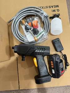 Tragbare 21V Lithium Cordless Wireless Auto waschanlage Hochdruck-Wasserstrahl-Schaum pistole aus strap azier fähigem Messing - Product Image 6