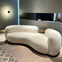 Canapé d'angle trois places de luxe moderne et personnalisé, de haute qualité, adapté aux animaux domestiques, pour salon.