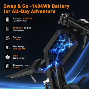Venta al por Mayor OBX GT73, Scooter Eléctrico Todoterreno, Legal para Calle, con Motor <span class=keywords><strong>de</strong></span> 2000W y Autonomía <span class=keywords><strong>de</strong></span> 100-120km - Product Image 2