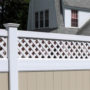 Panneaux de clôture en <span class=keywords><strong>PVC</strong></span>, clôture murale en vinyle solide pour la sécurité commerciale et résidentielle - Product Image 5