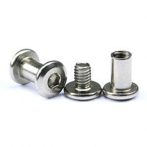 Remaches de Acero Inoxidable 304 con Certificación ISO9001, Remaches Macho y Hembra con Bloqueo, Tornillos Chicago de 6 mm y 8 mm para Ensamblaje de Equipos Mecánicos - Product Image 4