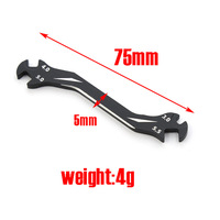 Outil de réparation RC pour voiture camion bateau-3/4/5/5mm en alliage d'aluminium clé à vis et écrou colorée à commande manuelle Logo personnalisé