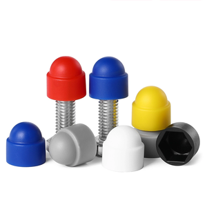 Capuchons de protection <span class=keywords><strong>pour</strong></span> écrou de boulon à <span class=keywords><strong>vis</strong></span> en <span class=keywords><strong>plastique</strong></span> PE Capuchon décoratif Couvercle d'écrou en nylon en <span class=keywords><strong>plastique</strong></span> hexagonal exposé en dôme M12 X 18mm 19mm - Product Image 5