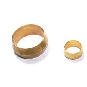 Manchon de compression en laiton, olive en laiton, embout à double cône - Product Image 3