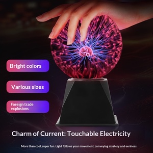 โคมไฟตกแต่งบ้าน ลูกบอลแสงประดิษฐ์ ไอออน แอลอีดี แก้วเรืองแสง ไฟกลางคืนแบบ USB หลอดไฟขนาดเล็กสำหรับห้องนอน - Product Image 4