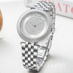 Marchio <span class=keywords><strong>di</strong></span> qualità minimalista personalizzato donna donna donna diamanti <span class=keywords><strong>orologi</strong></span> da donna al quarzo <span class=keywords><strong>di</strong></span> lusso da polso ragazze signore orologio da donna - Product Image 3