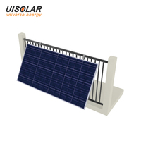 Système de montage solaire léger pour balcon UISOLAR, supports de panneaux solaires avec inclinaison réglable pour un montage sans effort