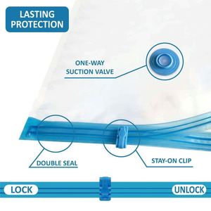 Smart Electric Air Pump <b>Vacuum</b> Compression <b>Bag</b> for Living Room Space-Saving Storage with Folding Design - Product Image 3