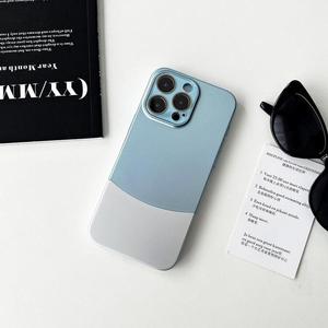 Matte <strong>Phone</strong> Cover With Metal Lens for iPhone 14 13 12 11 Pro Max Luxury Splicing <strong>Cell</strong> <strong>Phone</strong> <strong>Case</strong> for iPhone 16 15 Pro Max - Product Image 4