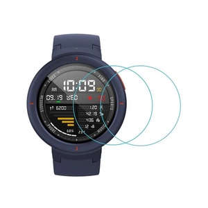 Protecteur d'écran pour montre intelligente <span class=keywords><strong>Amazfit</strong></span> Verge <span class=keywords><strong>Lite</strong></span>, Film de protection en verre trempé à bord d'arc 2.5D - Product Image 2