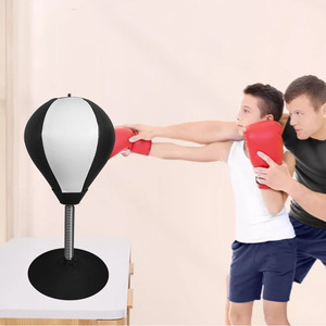 Ballon de boxe de bureau à ventouse pour enfants et adultes, ballon de frappe gonflable pour soulager le stress et la tension à la maison et au bureau - Product Image 6