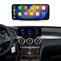 Reproductor de DVD para Coche Voyeego de 12.3 Pulgadas con Pantalla Táctil, 8+64GB, Android 13, GPS, Radio y Multimedia con Carplay para Mercedes-Benz Clase C W205