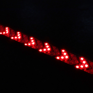 Bande lumineuse LED rouge jaune pour camion, barre lumineuse Triple rangée à 4 fonctions avec clignotant de frein de conduite pour Jeep pick-up SUV Dodge - Product Image 6
