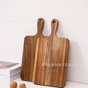 เขียงไม้กระถินณรงค์สีพื้น ถาดเสิร์ฟสำหรับครัวโรงแรม - Product Image 3