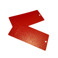 Revêtement en poudre polyester thermodurcissable texturé rouge, directement de l'usine, pour surfaces métalliques de bateaux et de meubles, excellente résistance aux intempéries