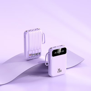 <span class=keywords><strong>Batterie</strong></span> <span class=keywords><strong>externe</strong></span> 20000mAh avec câble intégré Chargeur portable haute capacité Sécurité en vol Charge rapide <span class=keywords><strong>Batterie</strong></span> <span class=keywords><strong>externe</strong></span> - Product Image 2