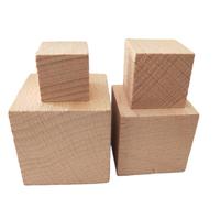 Bloques de construcción de madera de haya creativos personalizados Juguete educativo moderno de bricolaje en varias formas y tamaños