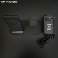 Trio portable multifonctionnel support de charge rapide magnétique fort 36w chargeurs sans fil 3 en 1