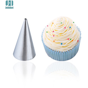 Joinhot Round Piping Tip Fine Hole Cake Decorating Nozzle For Cupcake Icing Baking DIY Tools - Product Image 1