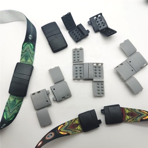 Clip de lanière en plastique, accessoires de pièces de sac à bagages, boucle pom en plastique - Product Image 3